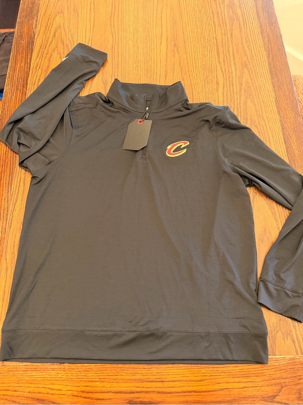 Cleveland Cavaliers charcoal 1/4 Zip Pullover